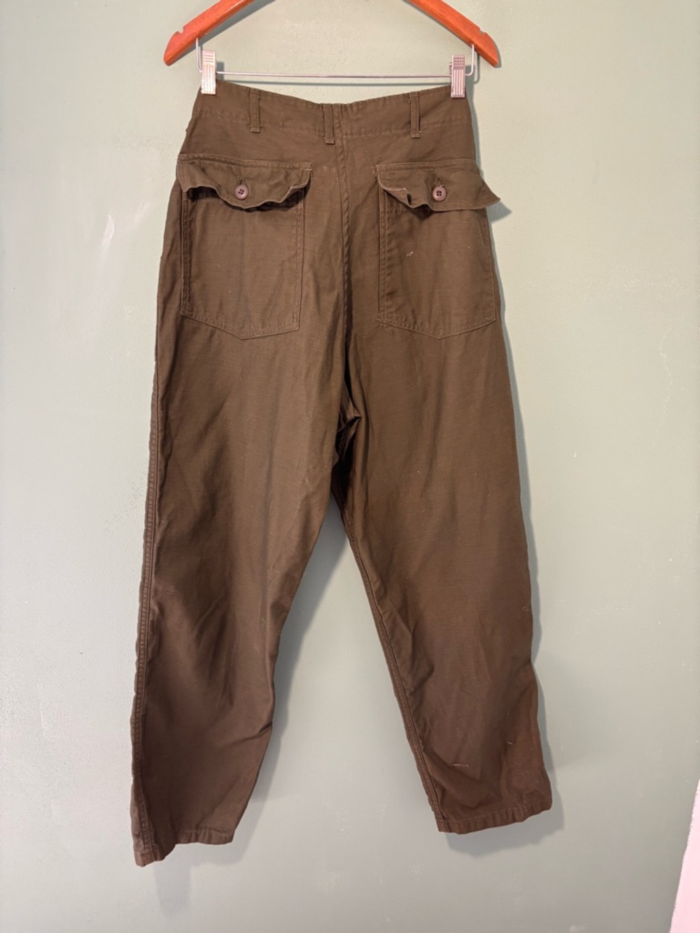 Vintage 1950’s Men's Army Trouser Pants - Picture 4 of 6